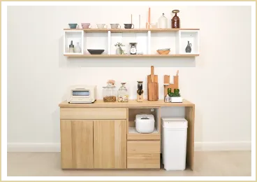 キッチンバック収納写真2